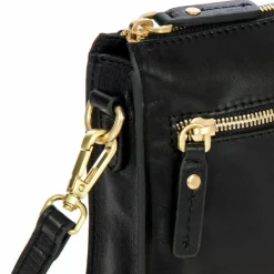 Hot Bric's Volterra Umhängetasche Leder 23 cm black