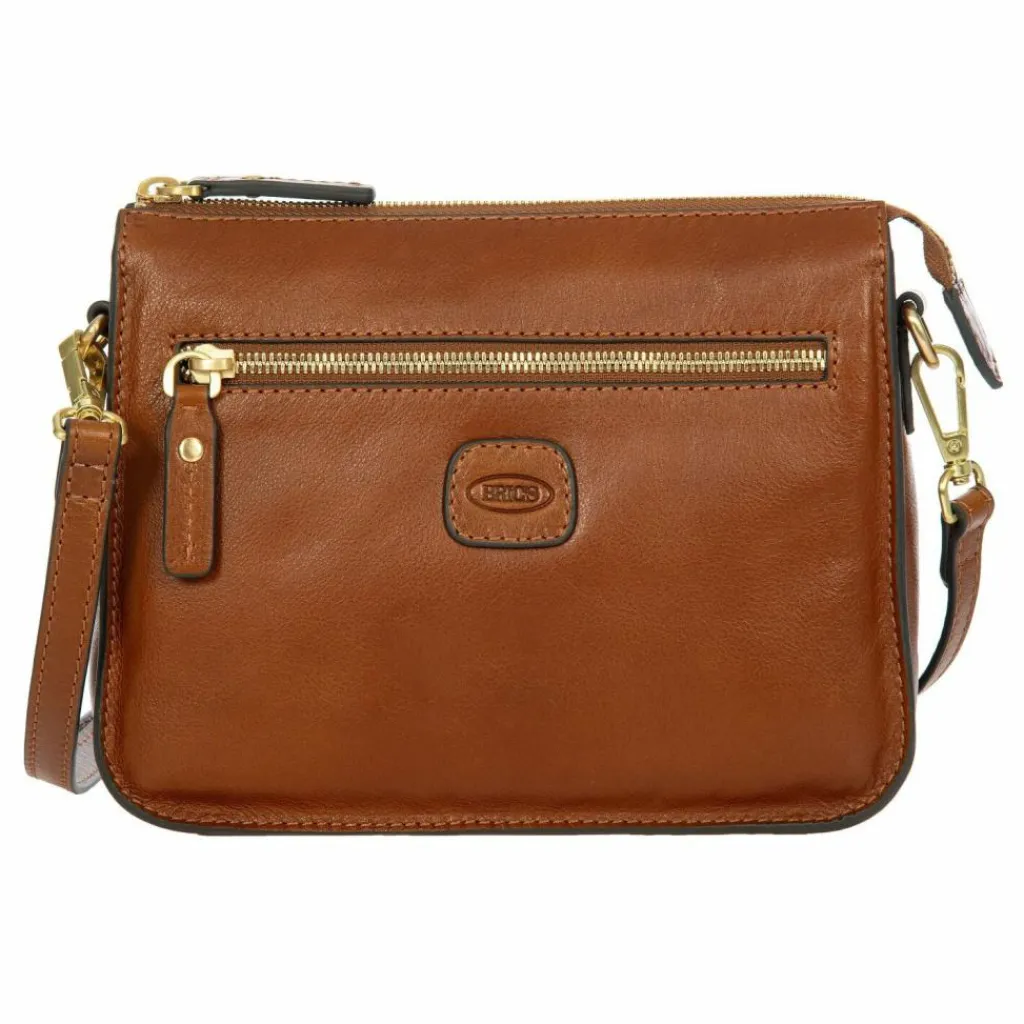 Bric's Umhängetaschen<Volterra Umhängetasche Leder 23 cm tobacco