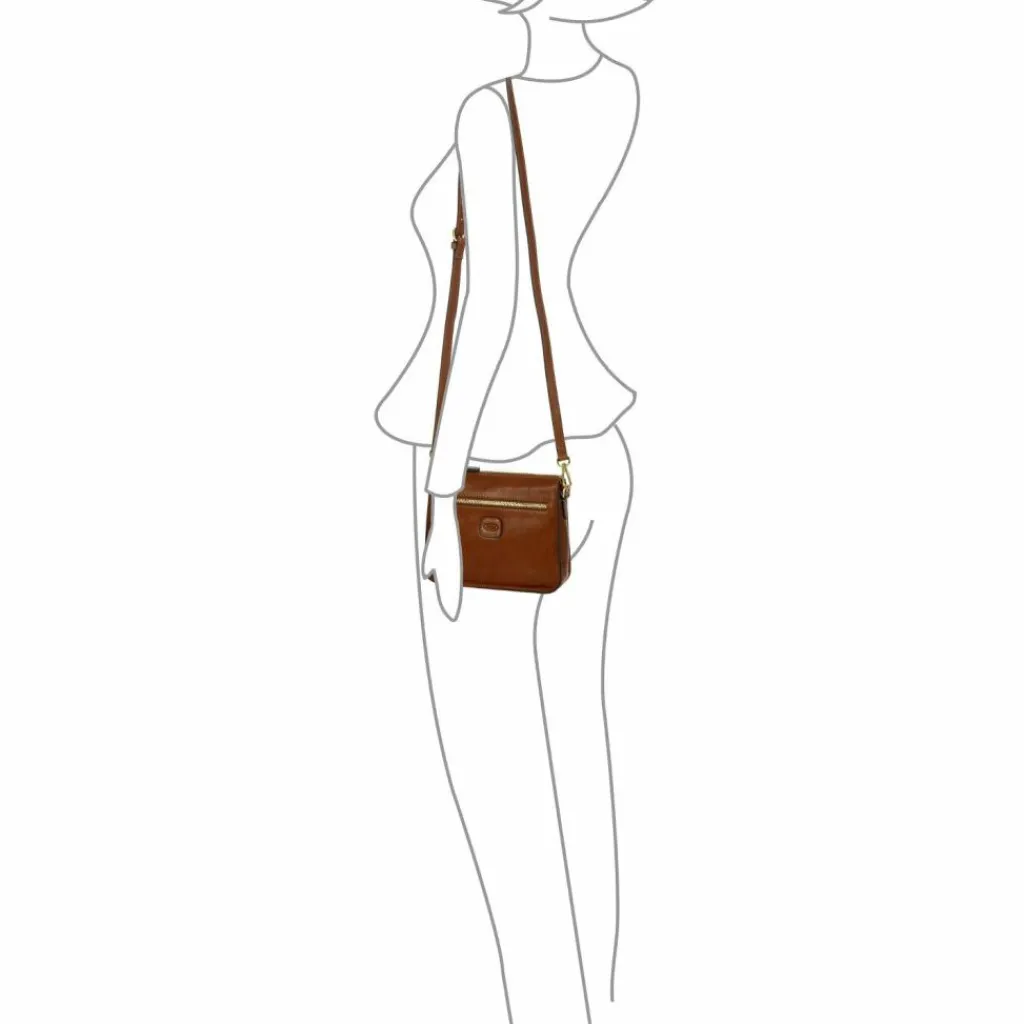 Bric's Umhängetaschen<Volterra Umhängetasche Leder 23 cm tobacco