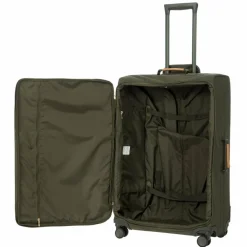 Bric's Weichgepäck|4-Rollen Koffer<X-Travel 4-Rollen Trolley 77 cm olivgruen