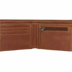 Buckle & Seam Herrengeldbörsen Querformat<Bill Geldbörse Leder 11,5 cm brown