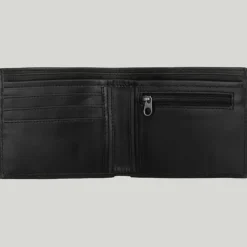 Buckle & Seam Herrengeldbörsen Querformat<Bill Geldbörse Leder 11,5 cm black