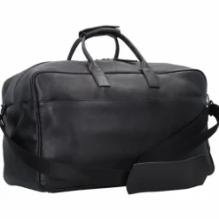 Hot Buckle & Seam Canary Weekender Reisetasche Leder 48 cm black