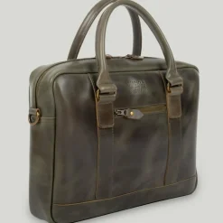 Buckle & Seam Everett Aktentasche Leder 38 cm Laptopfach