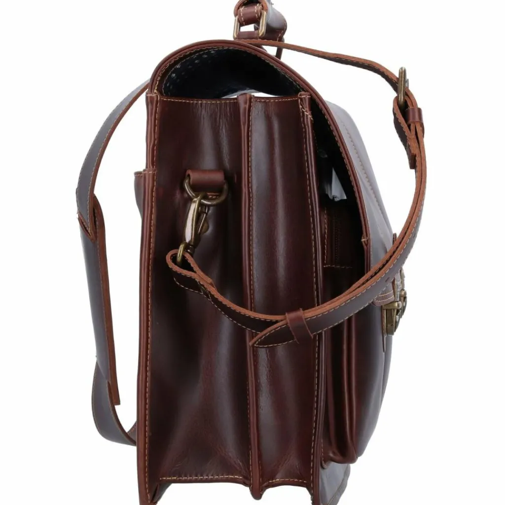 Buckle & Seam Nevada Aktentasche Leder 42 cm Laptopfach