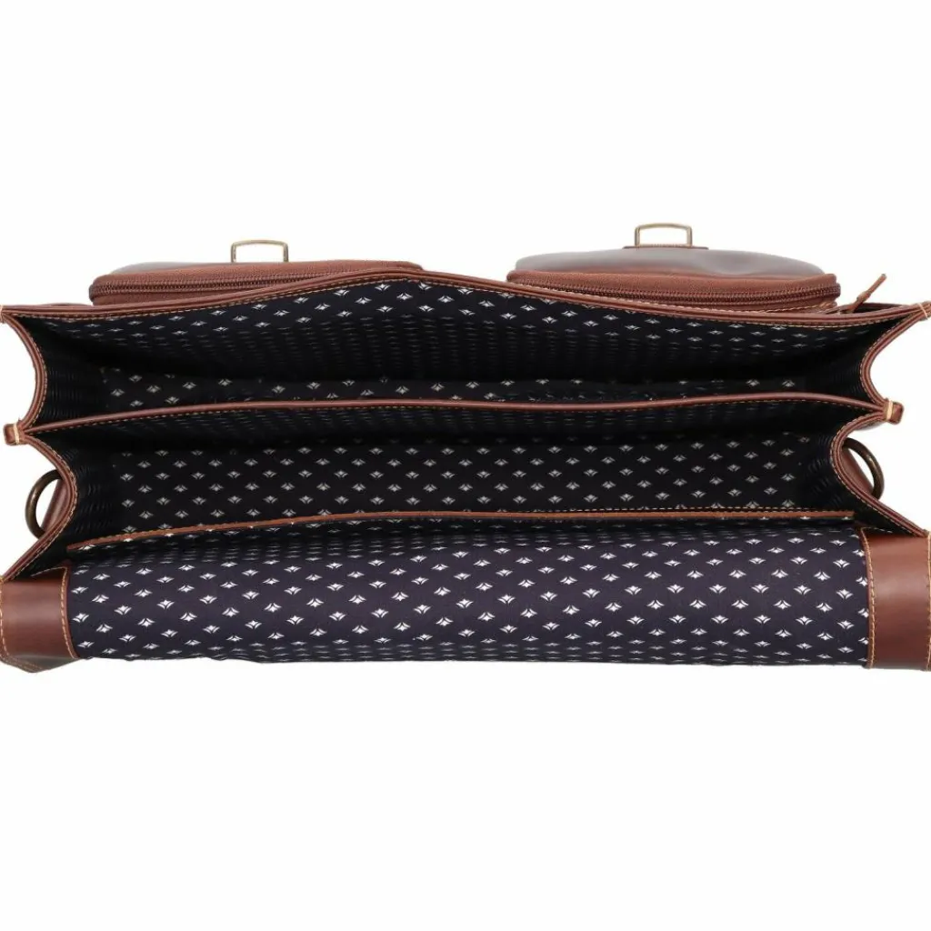 Buckle & Seam Nevada Aktentasche Leder 42 cm Laptopfach