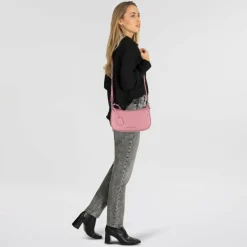 Burkely Henkeltaschen|Schultertaschen<Always Alyx Schultertasche Leder 28 cm powder pink