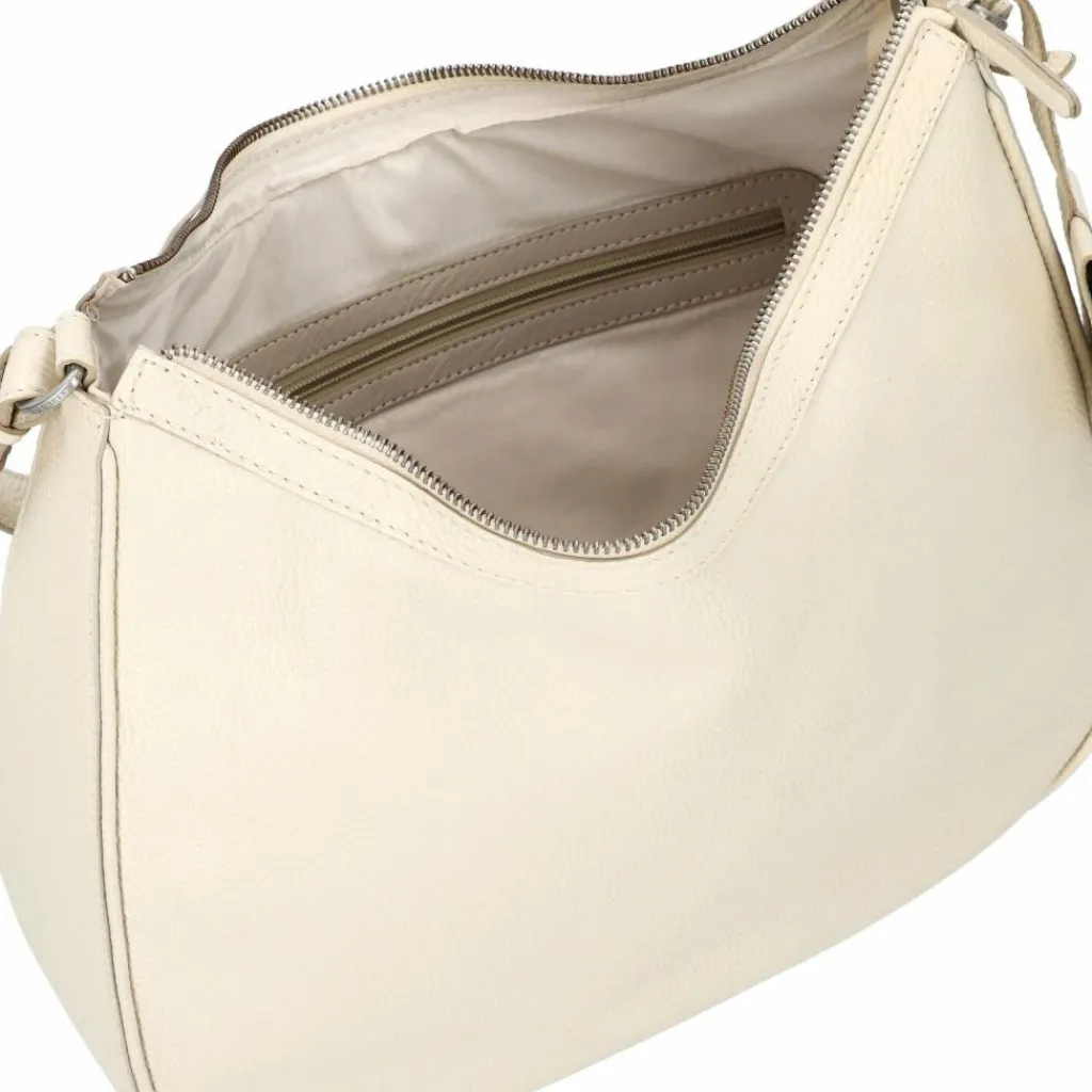 Burkely Schultertaschen<Always Ava Schultertasche Leder 36.5 cm off white