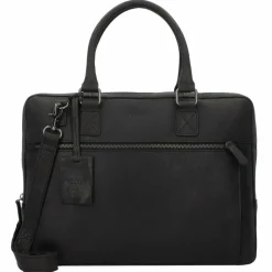 New Burkely Antique Avery Aktentasche Leder 38 cm Laptopfach black