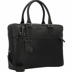 New Burkely Antique Avery Aktentasche Leder 38 cm Laptopfach black