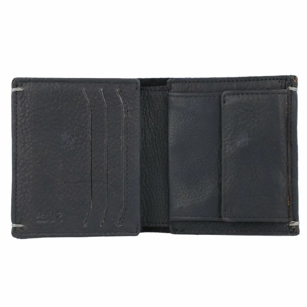 Clearance Burkely Antique Avery Geldbörse RFID Leder 10 cm black