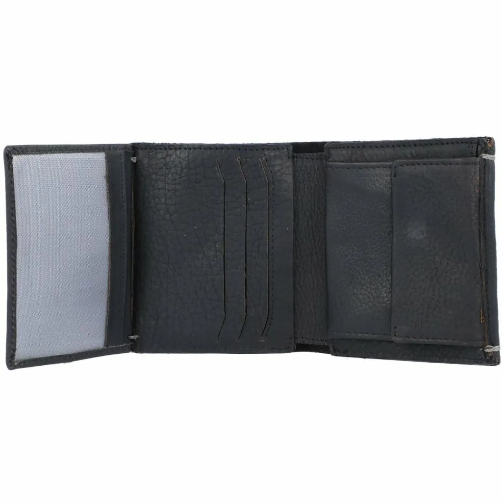 Clearance Burkely Antique Avery Geldbörse RFID Leder 10 cm black