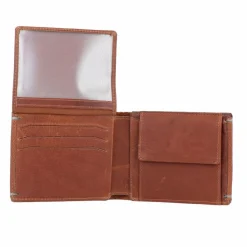 Burkely Herrengeldbörsen Querformat<Antique Avery Geldbörse RFID Leder 12 cm cognac