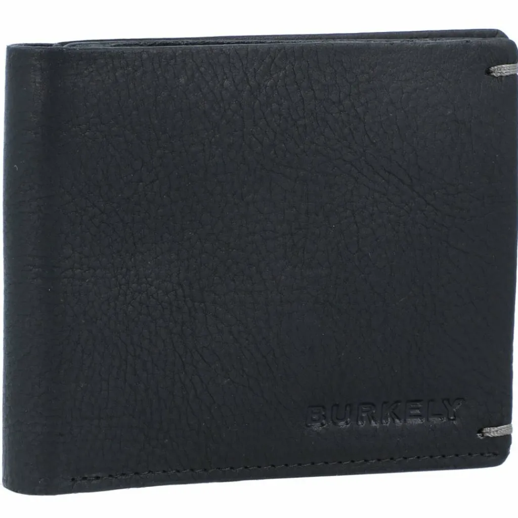Burkely Herrengeldbörsen Querformat<Antique Avery Geldbörse RFID Leder 12 cm black