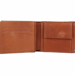 Burkely Herrengeldbörsen Querformat<Antique Avery Geldbörse RFID Leder 12 cm cognac