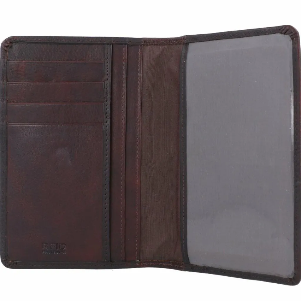 Burkely Antique Avery Reisepassetui RFID Leder 10 cm