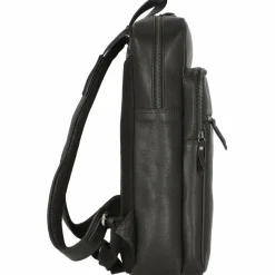 Burkely Antique Avery Rucksack Leder 44 cm Laptopfach black