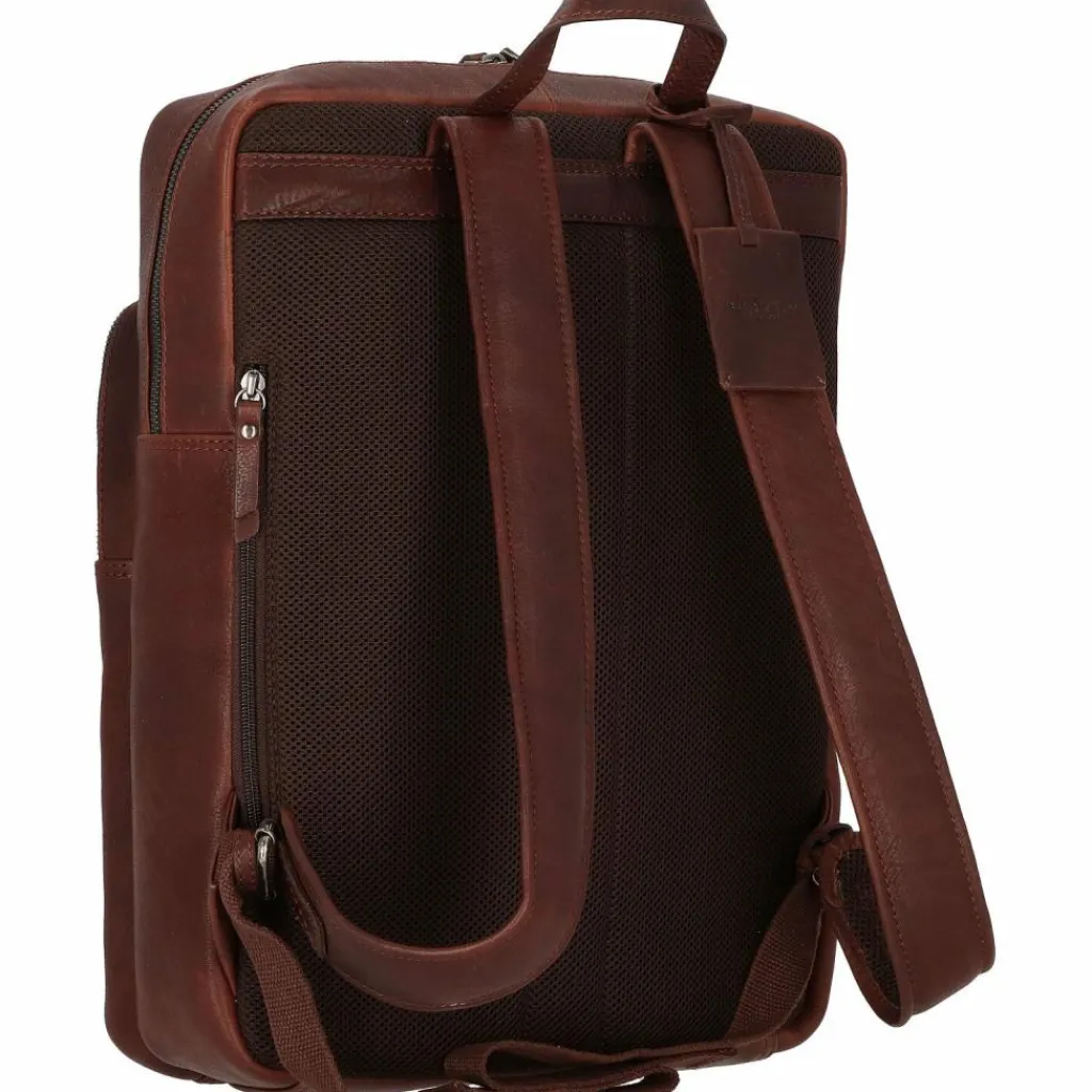 Hot Burkely Antique Avery Rucksack Leder 44 cm Laptopfach brown