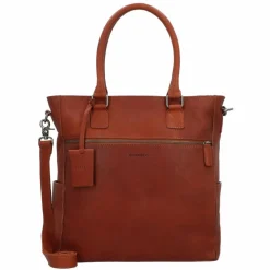 Hot Burkely Antique Avery Schultertasche Leder 34 cm cognac