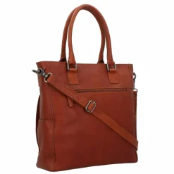 Hot Burkely Antique Avery Schultertasche Leder 34 cm cognac
