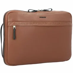 Sale Burkely Bold Bobby Laptoptasche RFID Leder 39 cm Laptopfach cognac