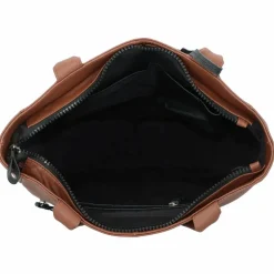 Burkely Shopper|Schultertaschen<Bold Bobby Shopper Tasche Leder 32cm Laptopfach cognac