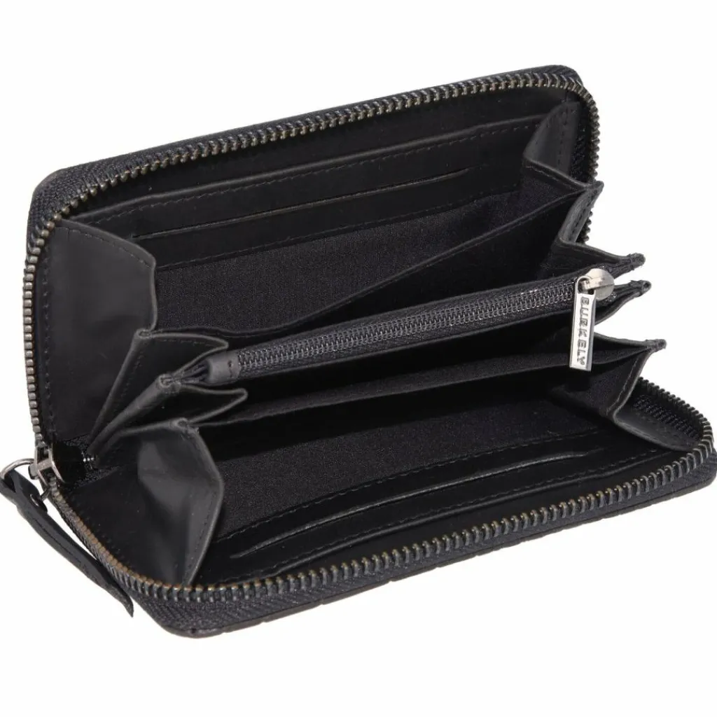 Hot Burkely Casual Carly Geldbörse RFID Leder 14 cm black