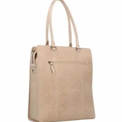 Best Burkely Casual Carly Schultertasche Leder 33 cm Laptopfach bog beige