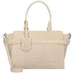 Burkely Shopper|Schultertaschen<Casual Cayla Shopper Tasche Leder 38 cm oyster white