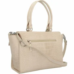 Burkely Shopper|Schultertaschen<Casual Cayla Shopper Tasche Leder 38 cm oyster white