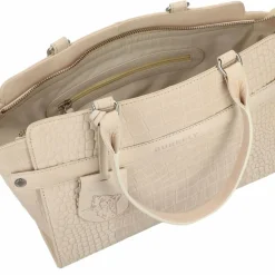 Burkely Shopper|Schultertaschen<Casual Cayla Shopper Tasche Leder 38 cm oyster white