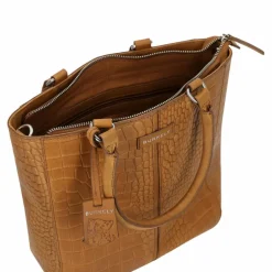 Burkely Shopper|Schultertaschen<Cool Colbie Shopper Tasche Leder 26 cm cognac