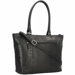 Outlet Burkely Cool Colbie Shopper Tasche Leder 37 cm black