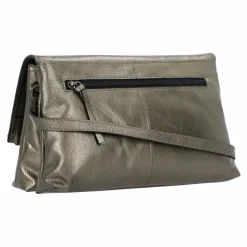 Discount Burkely Creased Crystal Umhängetasche Leder 27 cm gun metal