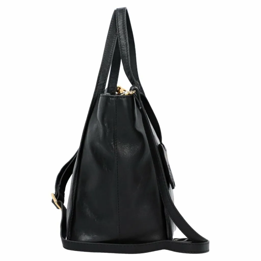 Hot Burkely Fine Florence Handtasche Leder 20 cm black