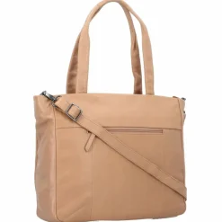Burkely Henkeltaschen<Just Jolie Handtasche Leder 40 cm truffel taupe