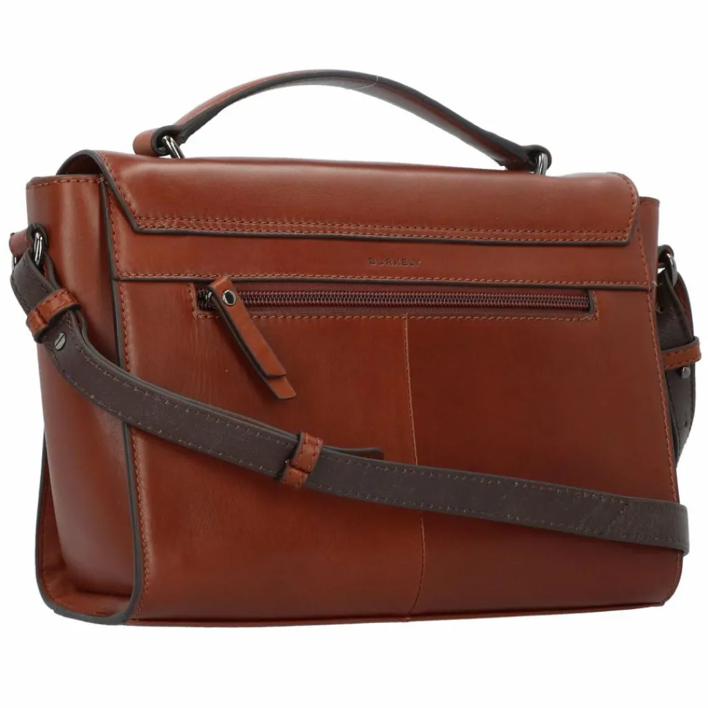 Burkely Henkeltaschen<Modest Meghan Handtasche Leder 26 cm brulee cognac