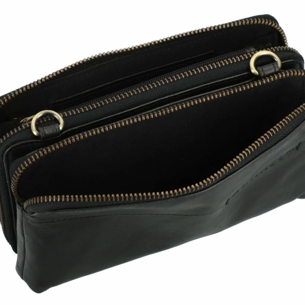 Discount Burkely Natural Norah Clutch Geldbörse Leder 21 cm bean black
