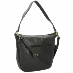 Hot Burkely Natural Norah Schultertasche Leder 32 cm bean black