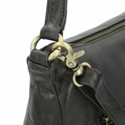 Hot Burkely Natural Norah Schultertasche Leder 32 cm bean black