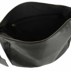 Hot Burkely Natural Norah Schultertasche Leder 32 cm bean black