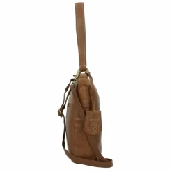 Burkely Schultertaschen<Natural Norah Schultertasche Leder 32 cm coco cognac