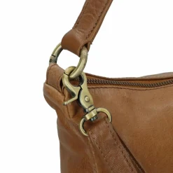 Burkely Schultertaschen<Natural Norah Schultertasche Leder 32 cm coco cognac