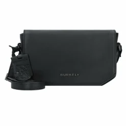 Burkely Nocturnal Nova Umhängetasche Leder 20 cm basalt black