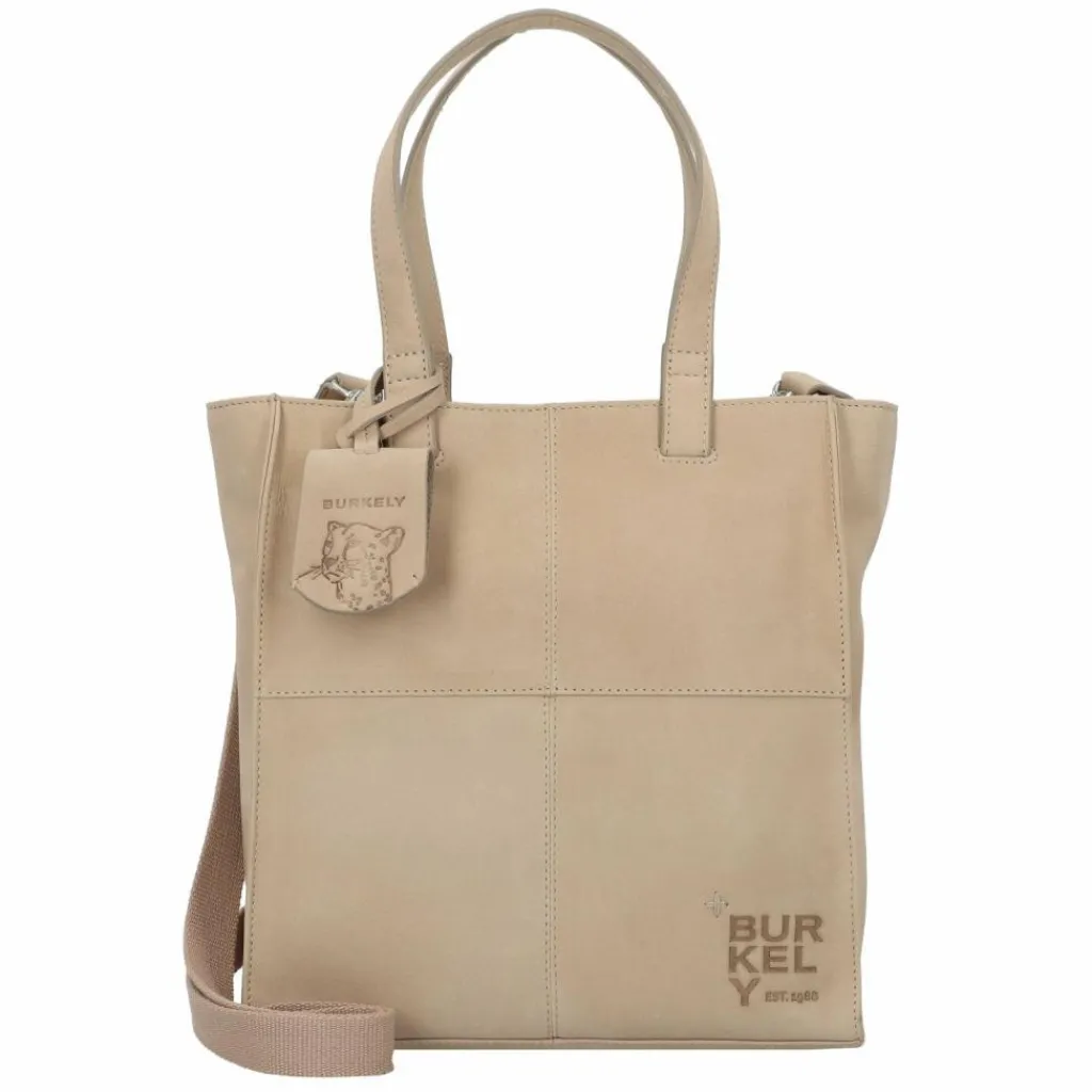 Clearance Burkely Rogue Robyn Schultertasche Leder 26 cm gull grey
