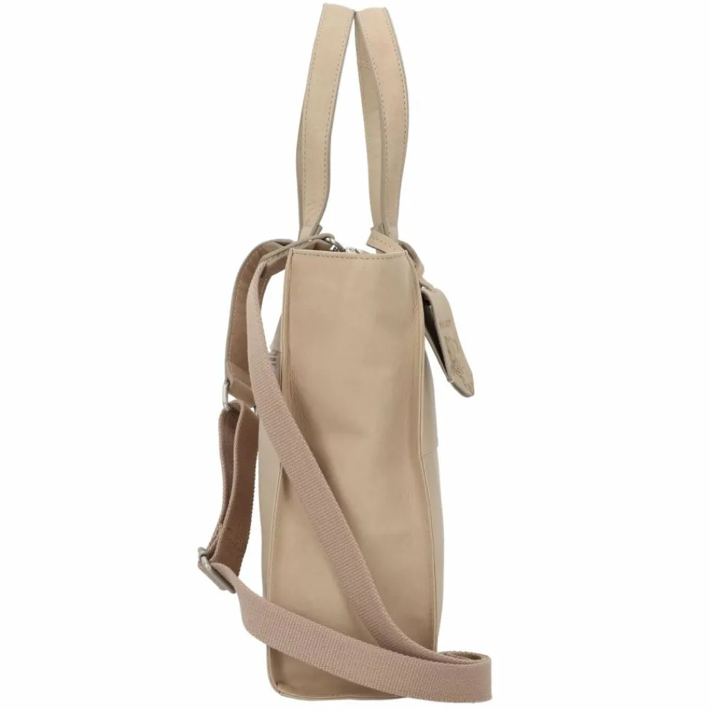 Clearance Burkely Rogue Robyn Schultertasche Leder 26 cm gull grey
