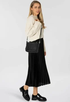 Burkely Mini Bags|Henkeltaschen<Soft Skylar Mini Bag Handtasche Leder 18 cm black