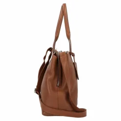 Burkely Schultertaschen<Soft Skylar Schultertasche Leder 36 cm Laptopfach chestnut