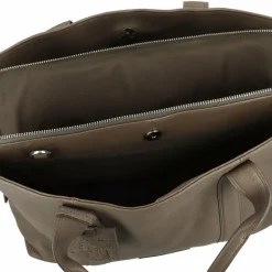 Burkely Schultertaschen<Soft Skylar Schultertasche Leder 36 cm Laptopfach tender taupe