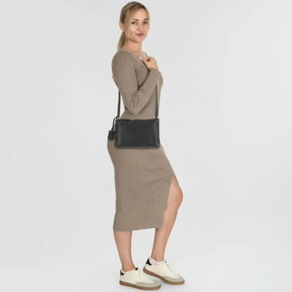 Burkely Umhängetaschen<Soft Skylar Umhängetasche Leder 26 cm beach black